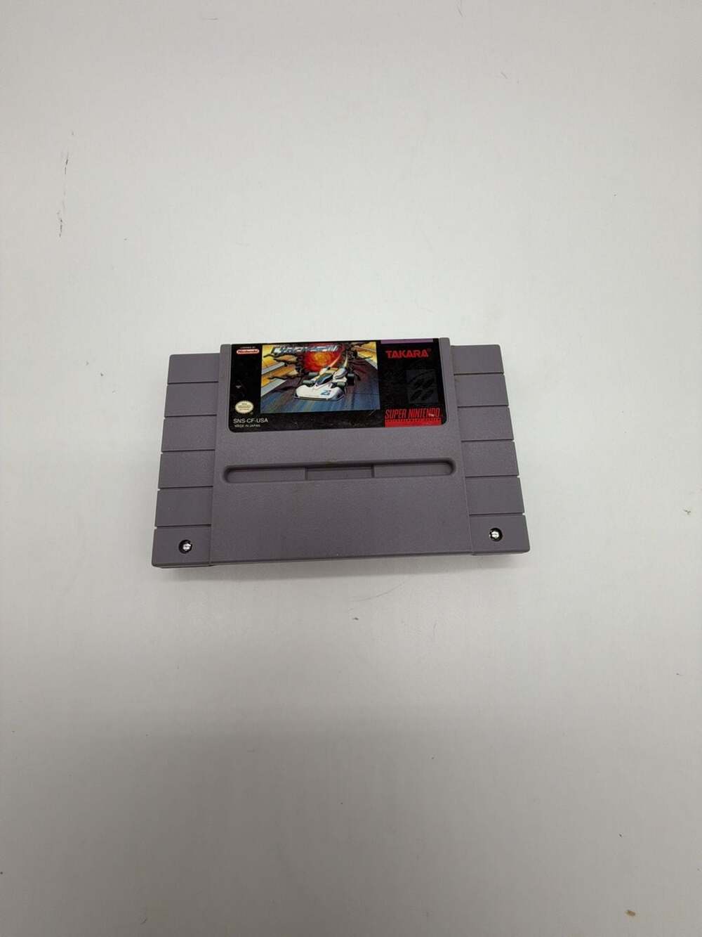 Cyber Spin Super Nintendo SNES Cartridge ( Tested)